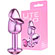 Lite Plug Anal Pênis Abs com Joia - Rosa (Imagem 3 de 3)