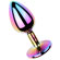 Plug Anal Multicolor Metal com Joia P - Azul (Imagem 1 de 2)