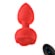 Plug Anal Vibrador Red Led - Controle Remoto (Imagem 2 de 2)