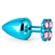 Plug Anal M com Base Trevo - Azul (Imagem 1 de 2)