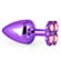 Plug Anal M com Base Trevo - Lilás (Imagem 1 de 2)