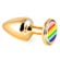 Plug de Metal P Linha Pride Hard - Dourado (Imagem 1 de 2)
