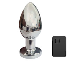 Arthur - Plug Anal de Metal - Vibrador - Controle