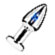 Plug Anal de Metal - Vibrador - Com Aplicativo (Imagem 2 de 3)