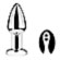 Plug anal de Metal - Vibrador e Controle Remoto (Imagem 1 de 2)