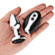 Plug anal de Metal - Vibrador e Controle Remoto (Imagem 2 de 2)