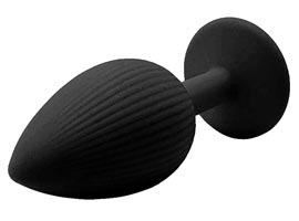 Plug Anal em Silicone Preto – Tamanho G