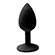 Plug Anal em Silicone Preto – Tamanho G (Imagem 2 de 2)