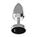 Plug Anal Metal Black - Controle Remoto - 10 Modos (Imagem 2 de 2)