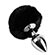 Fierce Euphoria - Plug Anal Metal com Pompom (Imagem 2 de 2)