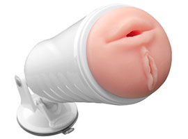 One-Click - Masturbador Boca e Vagina Vibrador