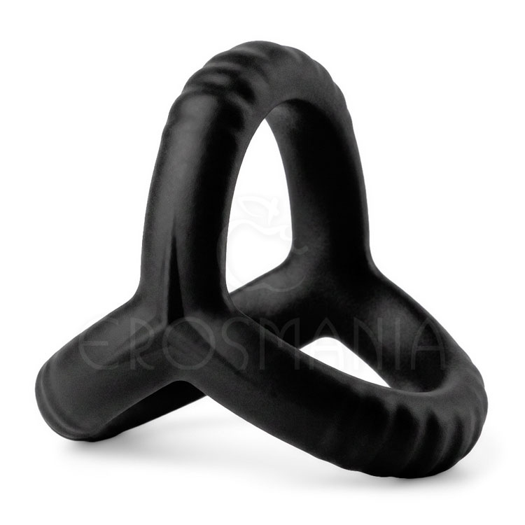 Anel Peniano e Escroto Black - Silicone