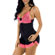 Short Doll Bianca - Preto com Rosa (Imagem 2 de 3)