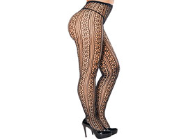 Meia Calça Sensual - Oriental - Floral