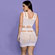 Vestido Sensual com Strass - Branco (Imagem 2 de 2)