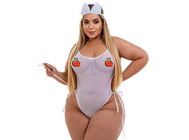 Fantasia Erótica Coelha Plus Size