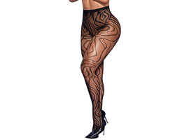 Meia Calça Arrastão Ondulado