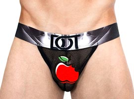 Tapa Sexo Transparente - Jock Preto