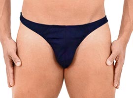 Cueca Erótica Fio Dental - Azul Marinho Cueca Erótica Fio Dental - Azul Marinho