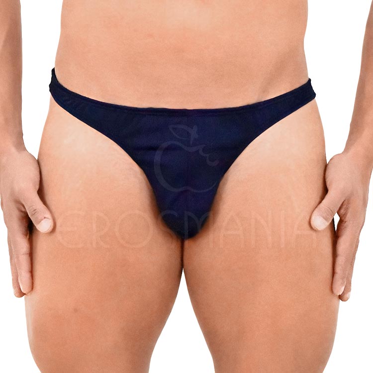 Cueca Erótica Fio Dental - Azul Marinho