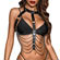 Harness Arreio Tókio Feminino - Preto (Imagem 1 de 2)