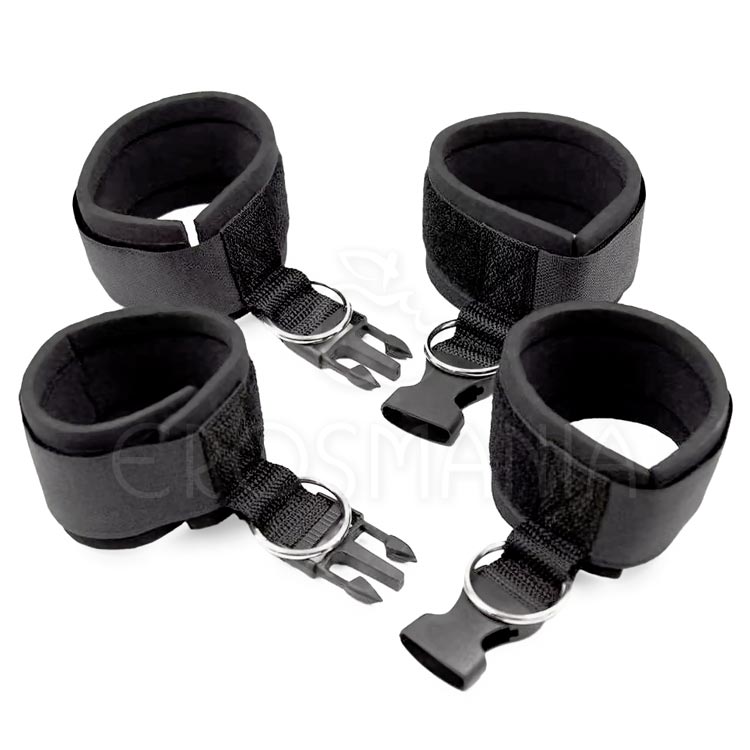Kit Restrição Mãos e Pés - BDSM
