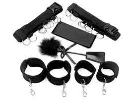 Kit Bondage e Restrição 8 Peças Kit Bondage e Restrição 8 Peças
