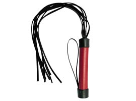 Chicote 8 tiras de 40 cm - Vermelho
