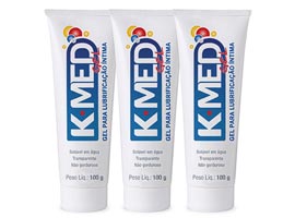 Kit c/ 3 unidades - Gel Lubrificante K-med