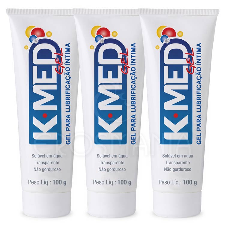 Kit c/ 3 unidades - Gel Lubrificante K-med