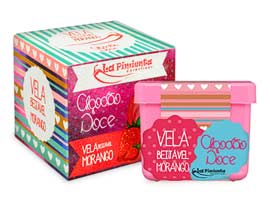Vela Algodão Doce Beijável Morango - 50g