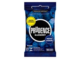 Preservativo Prudence Blueberry - com 3 unid