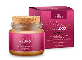 Chama de Luxo LoveLux - Vela Massagem Hidratante