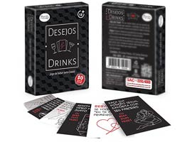 Jogo de Cartas Desejos e Drinks para Casal