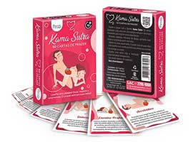 Jogo Kama Sutra com 50 Cartas de Prazer