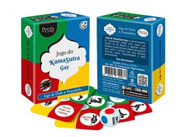 Jogo do Kama Sutra Gay - Dado e Raspadinha